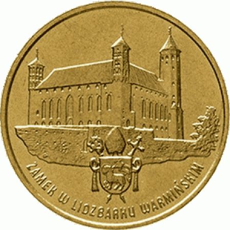 2 złote - Zamek w Lidzbarku Warmińskim