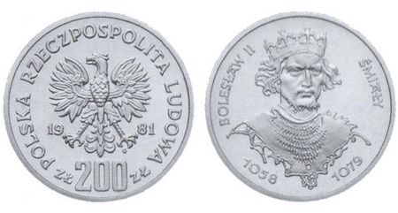 200 złotych - Bolesław Śmiały