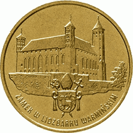 2 złote - Zamek w Lidzbarku Warmińskim
