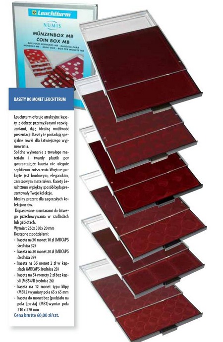 Kaseta do monet (Leuchtturm)