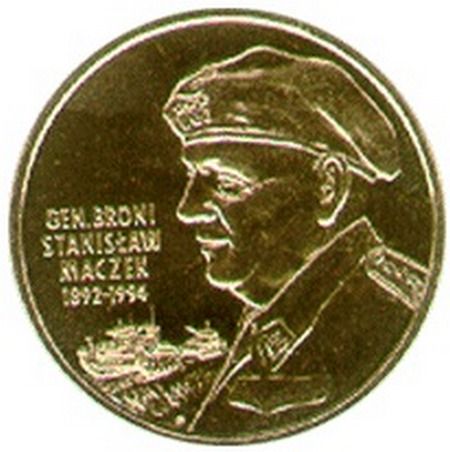 2 złote - Generał Stanisław Maczek